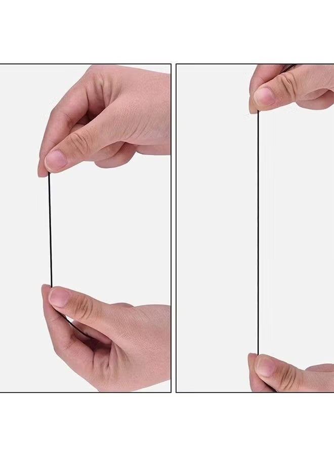 100 Meters 0.8mm Black Elastic String Stretch Cord for Beading Bracelets and Jewelry Making - Image 5